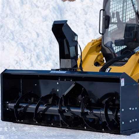 skid steer mounted snow blower|skid steer attachments snow blower.